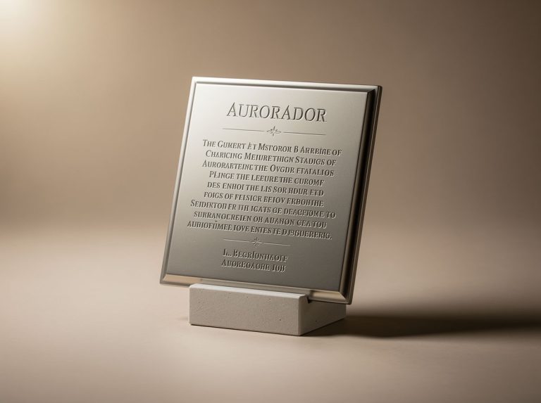 Commemorative Plaques